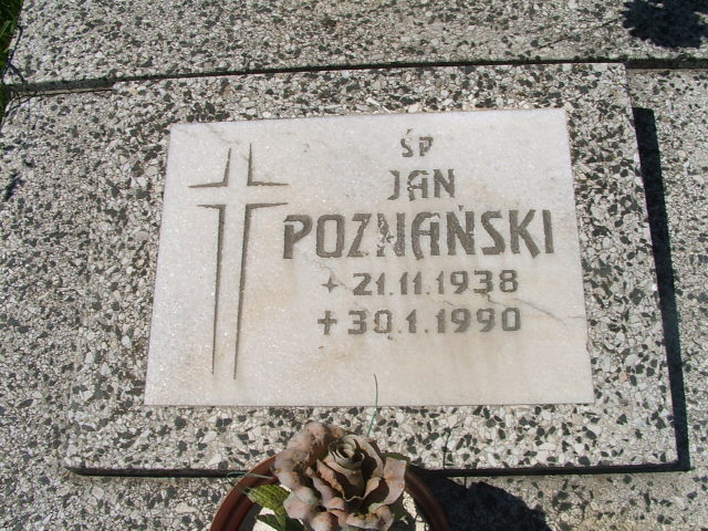 Jan POZNAŃSKI 1938 Goleszów - Grobonet - Wyszukiwarka osób pochowanych