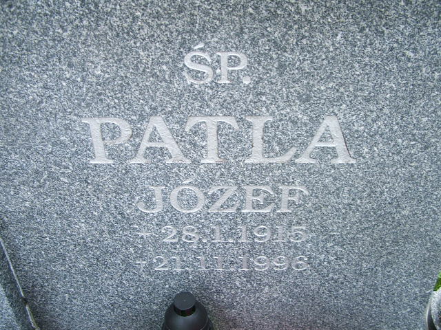 Józef PATLA 1915 Goleszów - Grobonet - Wyszukiwarka osób pochowanych